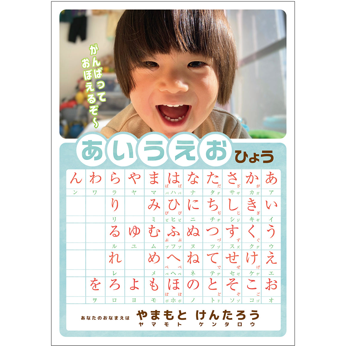 お風呂ポスター 【五十音】