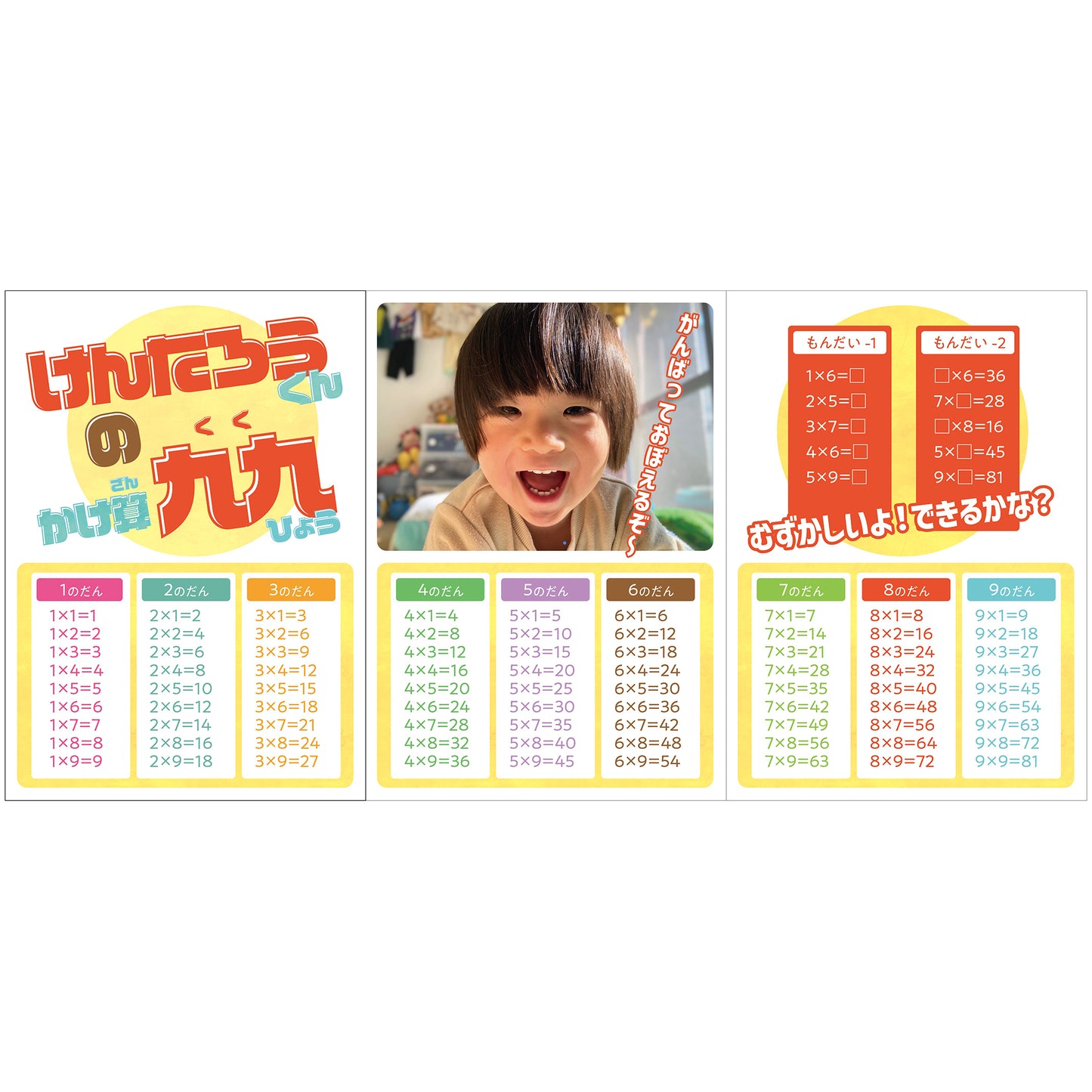 お風呂ポスター 【九九】