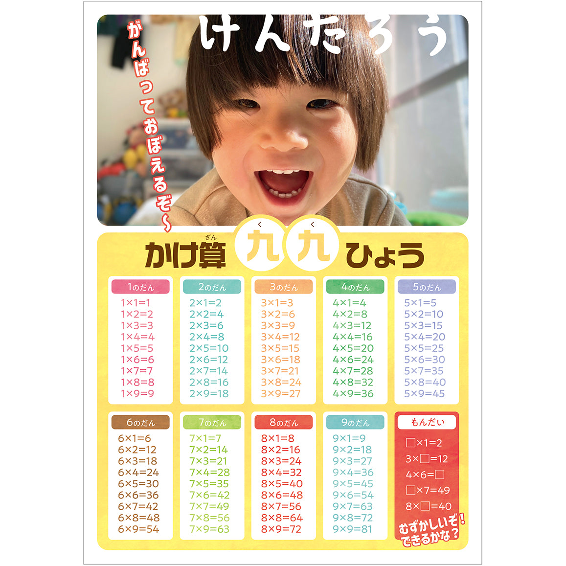 お風呂ポスター 【九九】