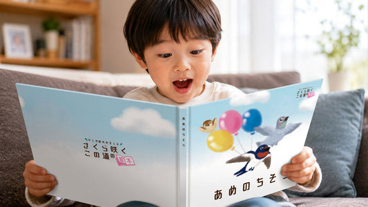絵本が好きな子に、本屋さんに売っていない世界で１冊の絵本を。